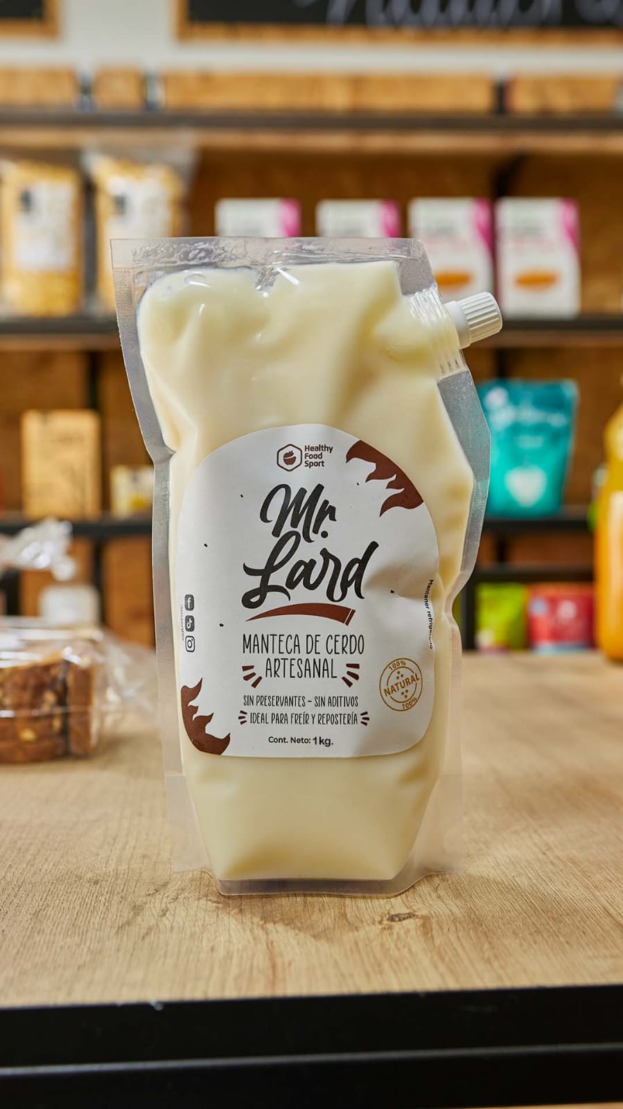 Manteca de Cerdo economica MR. LARD sachet 1 Kg