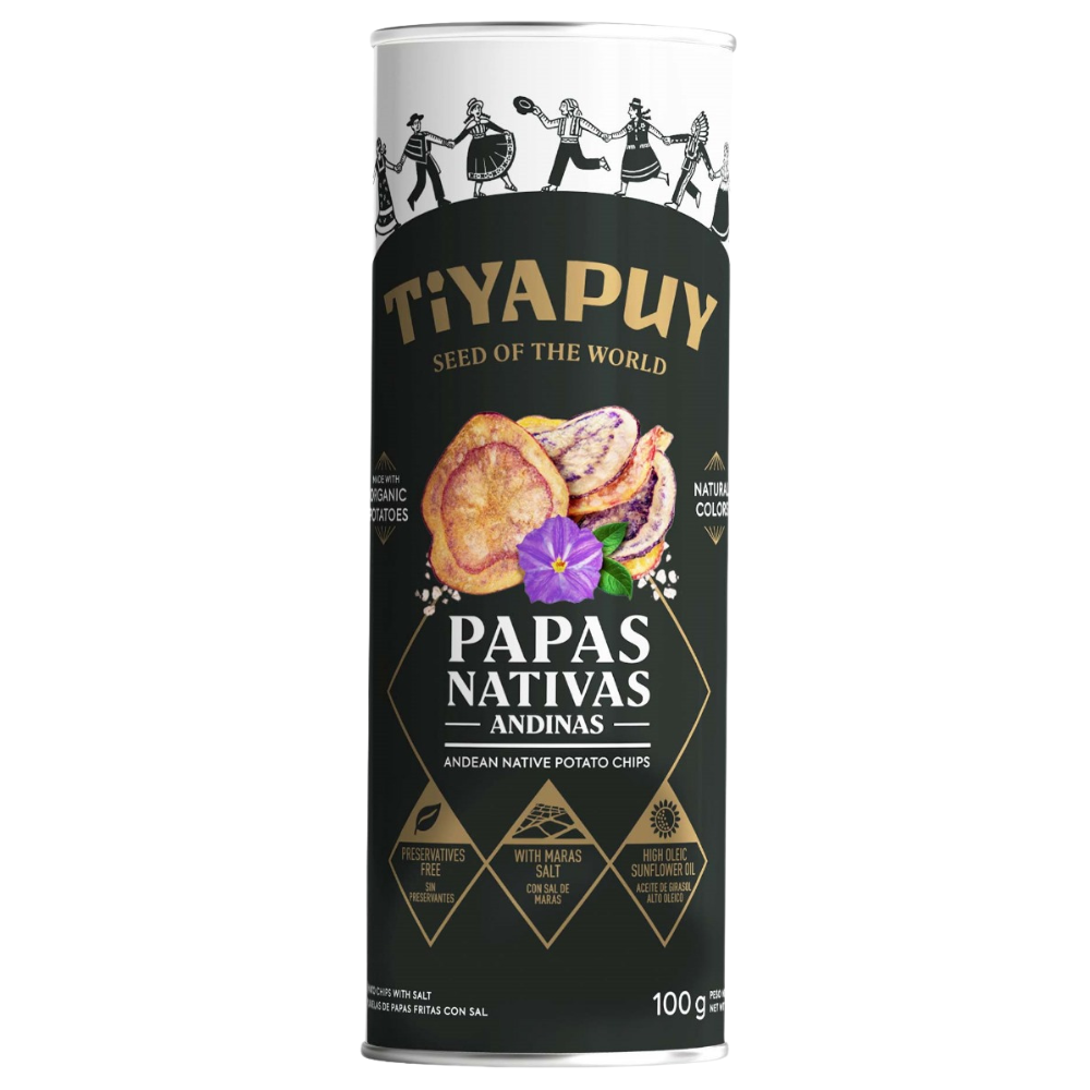 Papas Nativas Mixtas Tubo TIYAPUY Caja 24 und x 100g