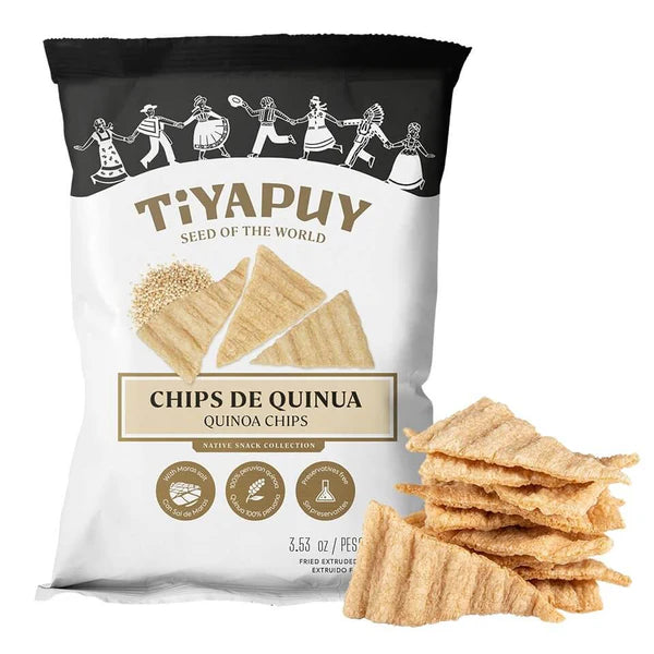 Chips de Quinua Natural TIYAPUY Caja 18und x 100g