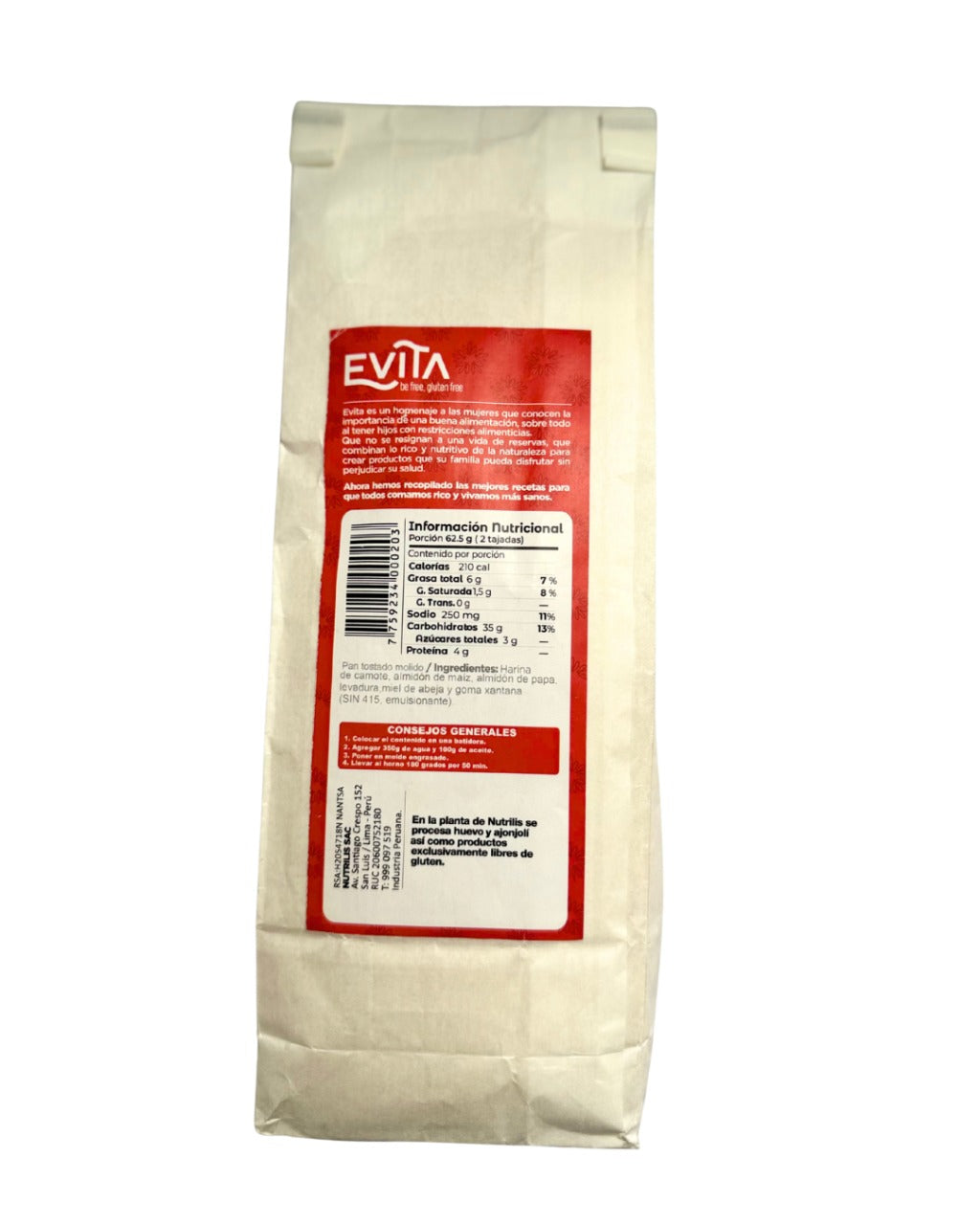Pan Molido Evita 300gr