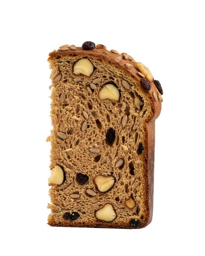 Panetón Vegano de Sacha Inchi y multisemillas con Miel Cabuya 750g