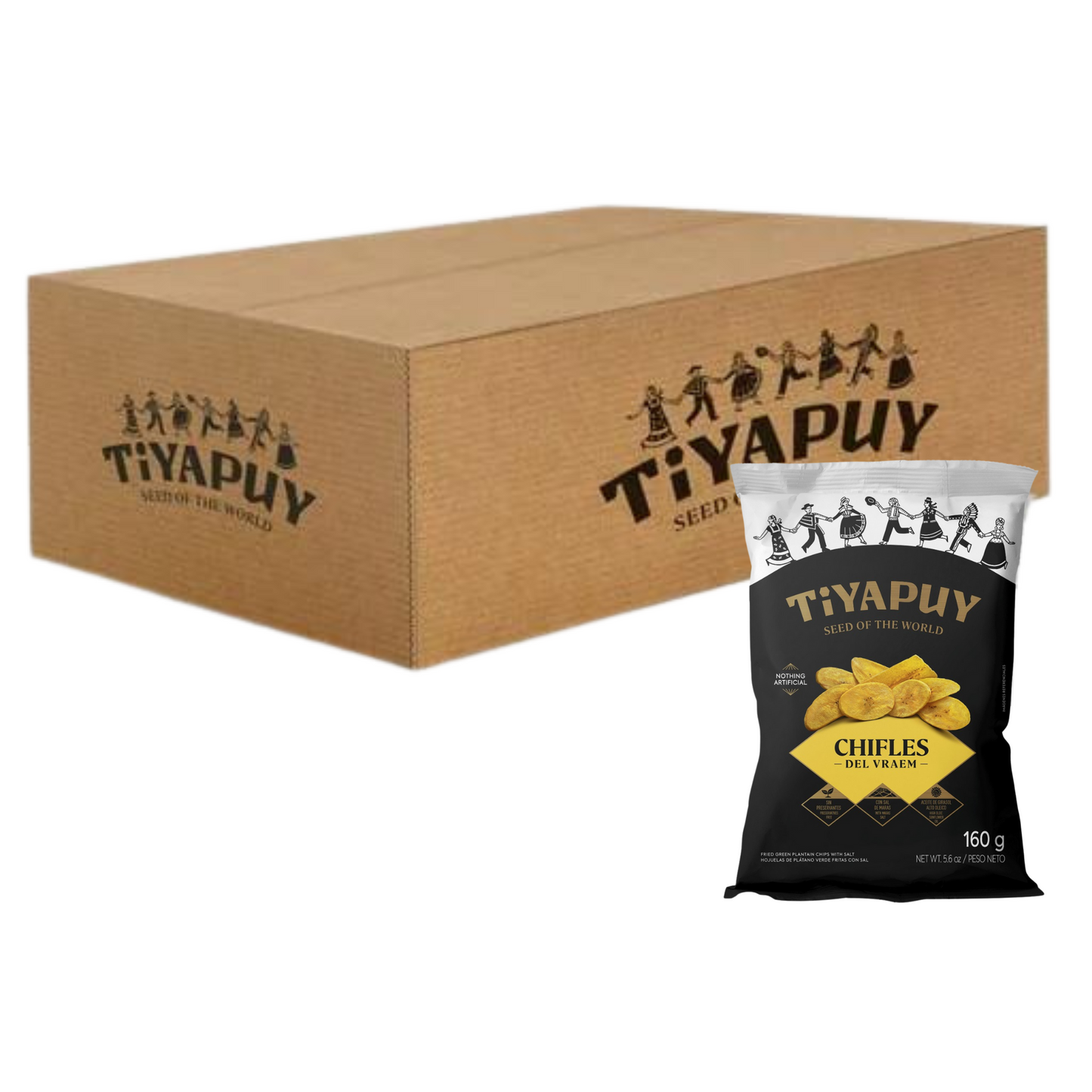 Chifle Salado TIYAPUY Caja 48 und x 40g