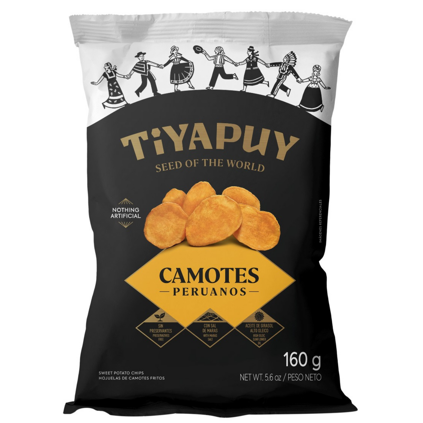 Camote Salado TIYAPUY Caja 20 und x 142g