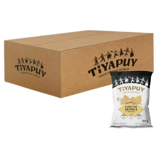 Chips de Quinua Natural TIYAPUY Caja 48 und x 40g