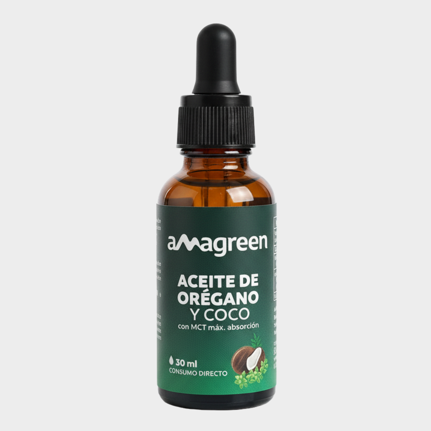 Aceite de Orégano con aceite de coco MCT 30 ml (en caja)