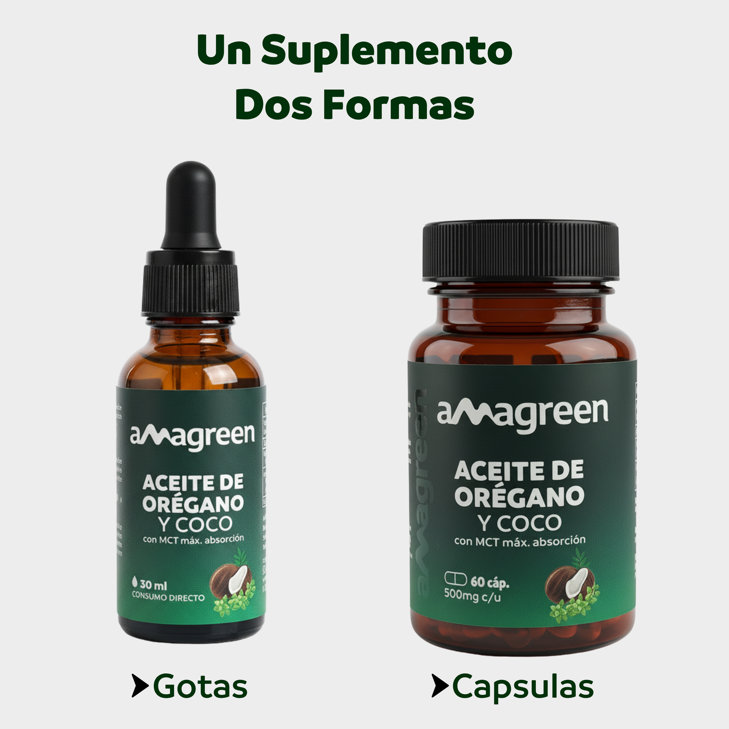 Aceite de Orégano con aceite de coco MCT 30 ml (en caja)