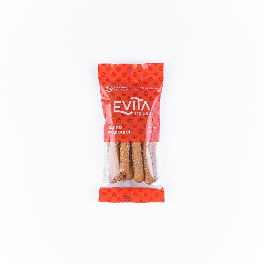 Crisino de Ajonjolí sin gluten Evita 40g