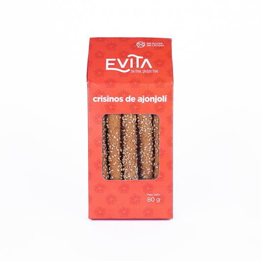 Crisino de Ajonjolí sin gluten Evita 80g