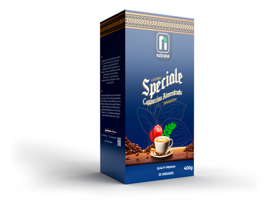 Cafe con Ganoderma Cappuccino Almendrado 12 en 1 Nutrana 400g (20 sachets)