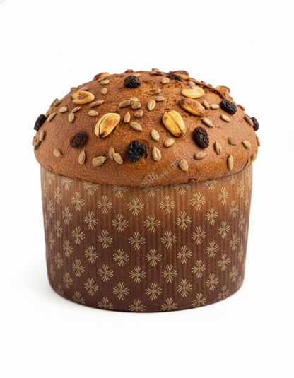 Panetón Vegano de Sacha Inchi y multisemillas con Miel Cabuya 750g