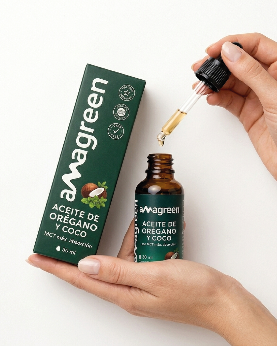 Aceite de Orégano con aceite de coco MCT 30 ml