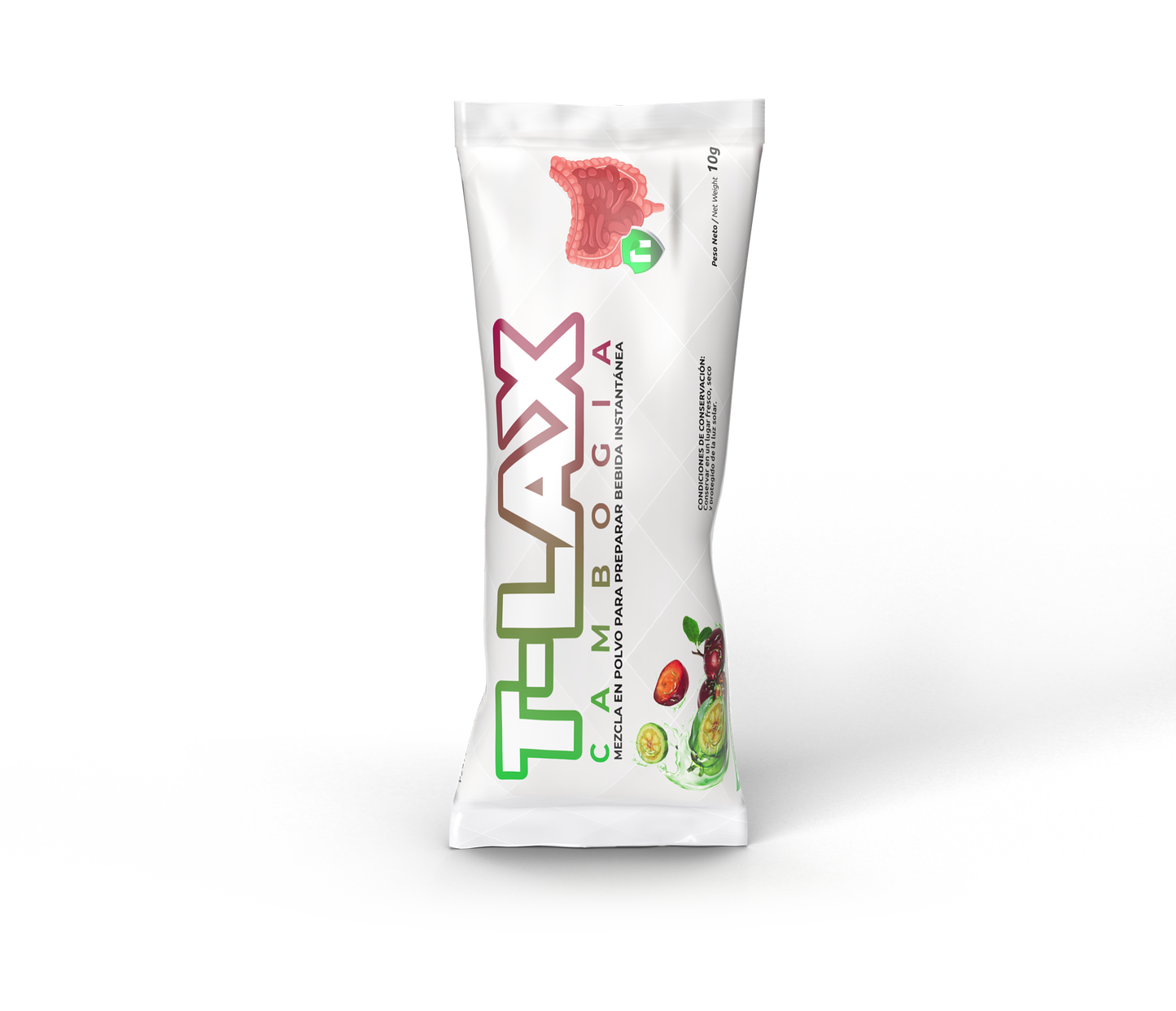 Bebida instantanea en polvo T-Lax Cambogia Nutrana 300g (30 Sachets)
