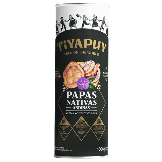 Papas Nativas Mixtas Tubo TIYAPUY Caja 24 und x 100g