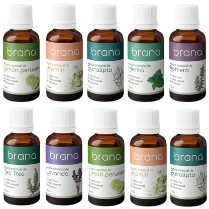 Aceite Esencial Brana 30ml - Aromas Variados