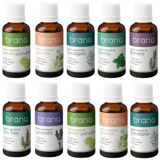 Aceite Esencial Brana 30ml - Aromas Variados