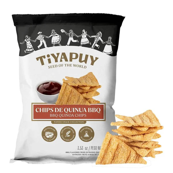 Chips de Quinua BBQ TIYAPUY Caja 48 und x 40g