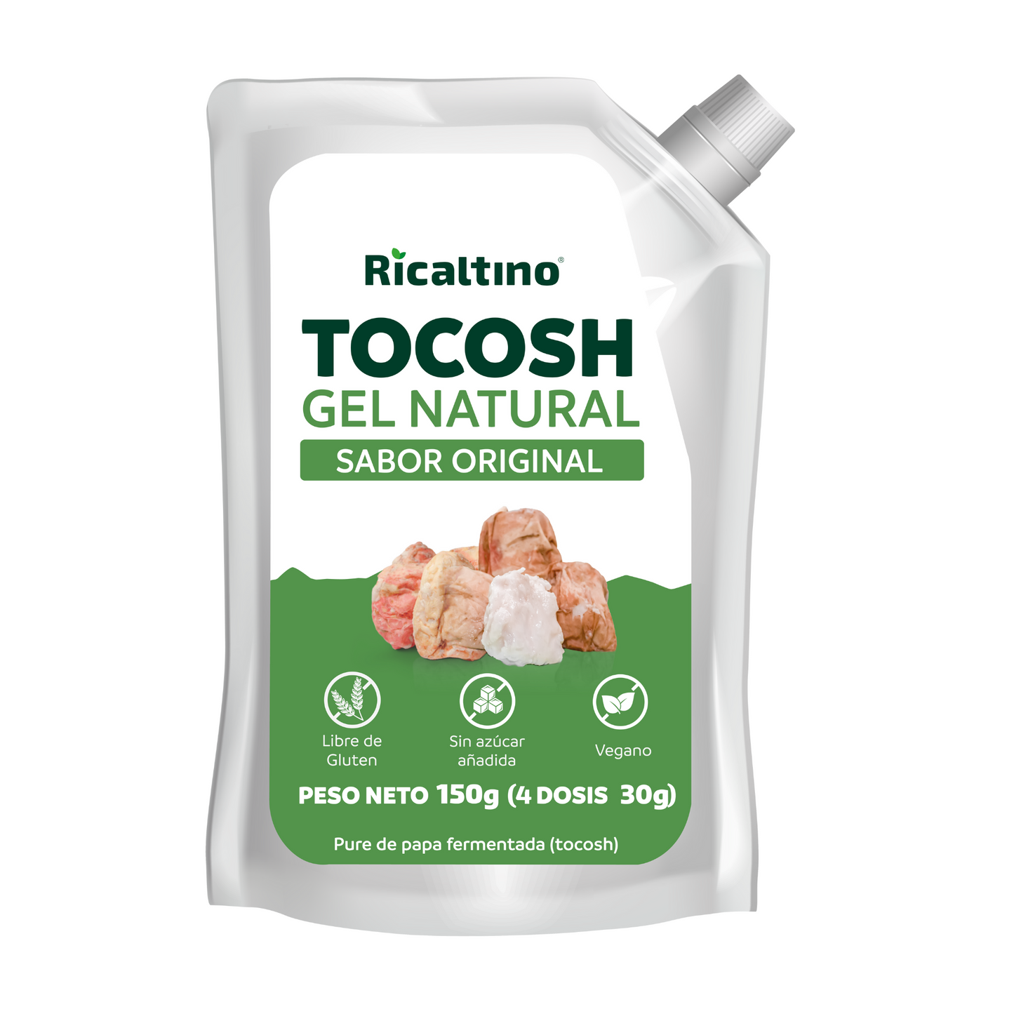 Gel probiótico de Tocosh Ricaltino Pack 6 x 150g