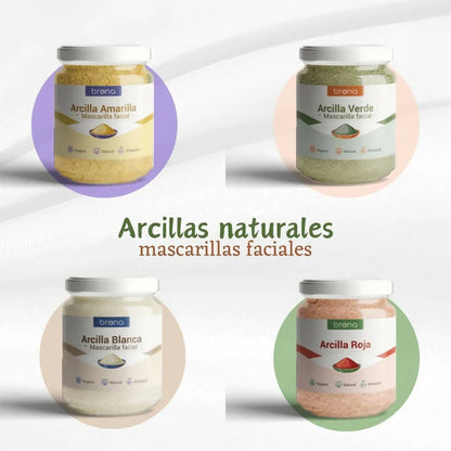 Mascarilla facial Arcilla Blanca natural Brana 50g