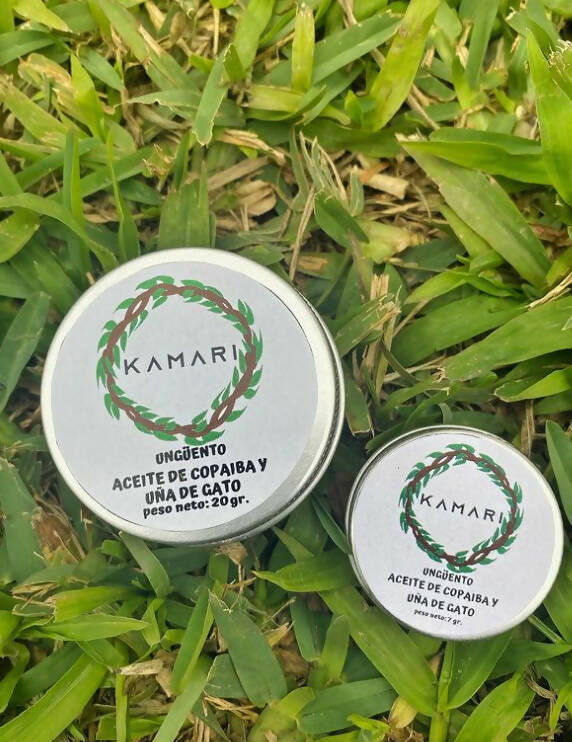 Ungüento de aceite de copaiba y uña de gato 20 gr