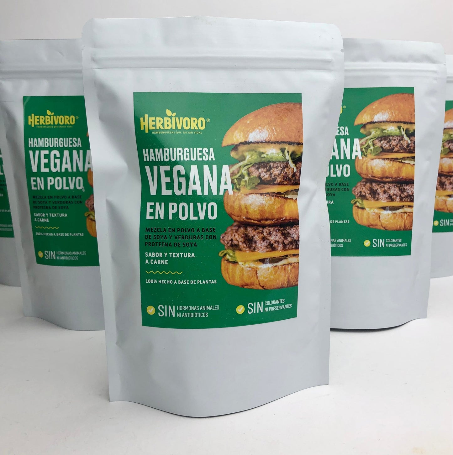 Hamburguesa vegana en polvo Herbivoro 160g