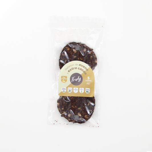 Galletas de Avena y extra Cacao Fruty 100g (5und)
