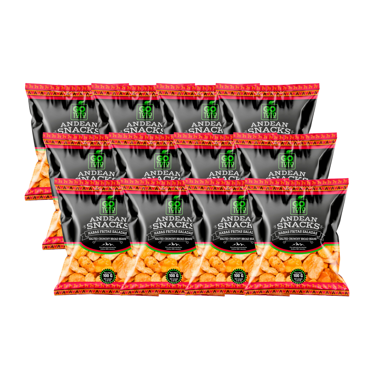 Habas Fritas saladas Go Toto 100g