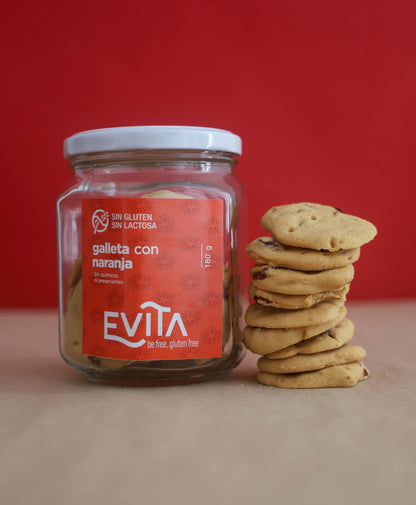 Galleta de naranja con arándanos sin gluten Evita 180g