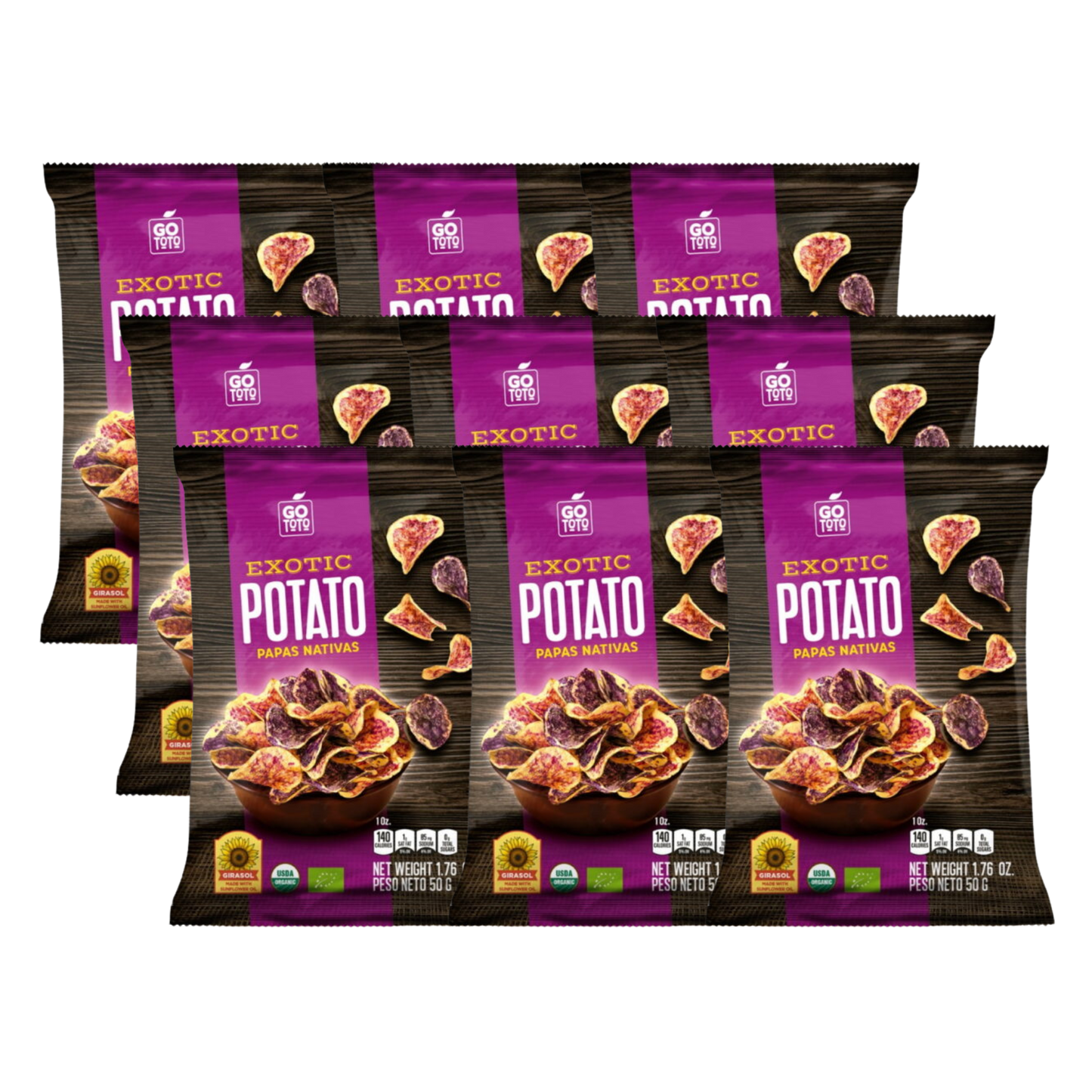 Papa Nativa Go Toto 150g (18bolsas x 150g)