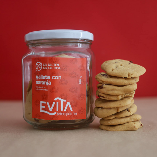 Galleta de naranja con arándanos sin gluten Evita 180g