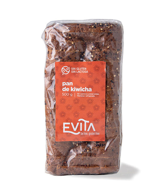 Pan de Molde Kiwicha sin gluten Evita 500g