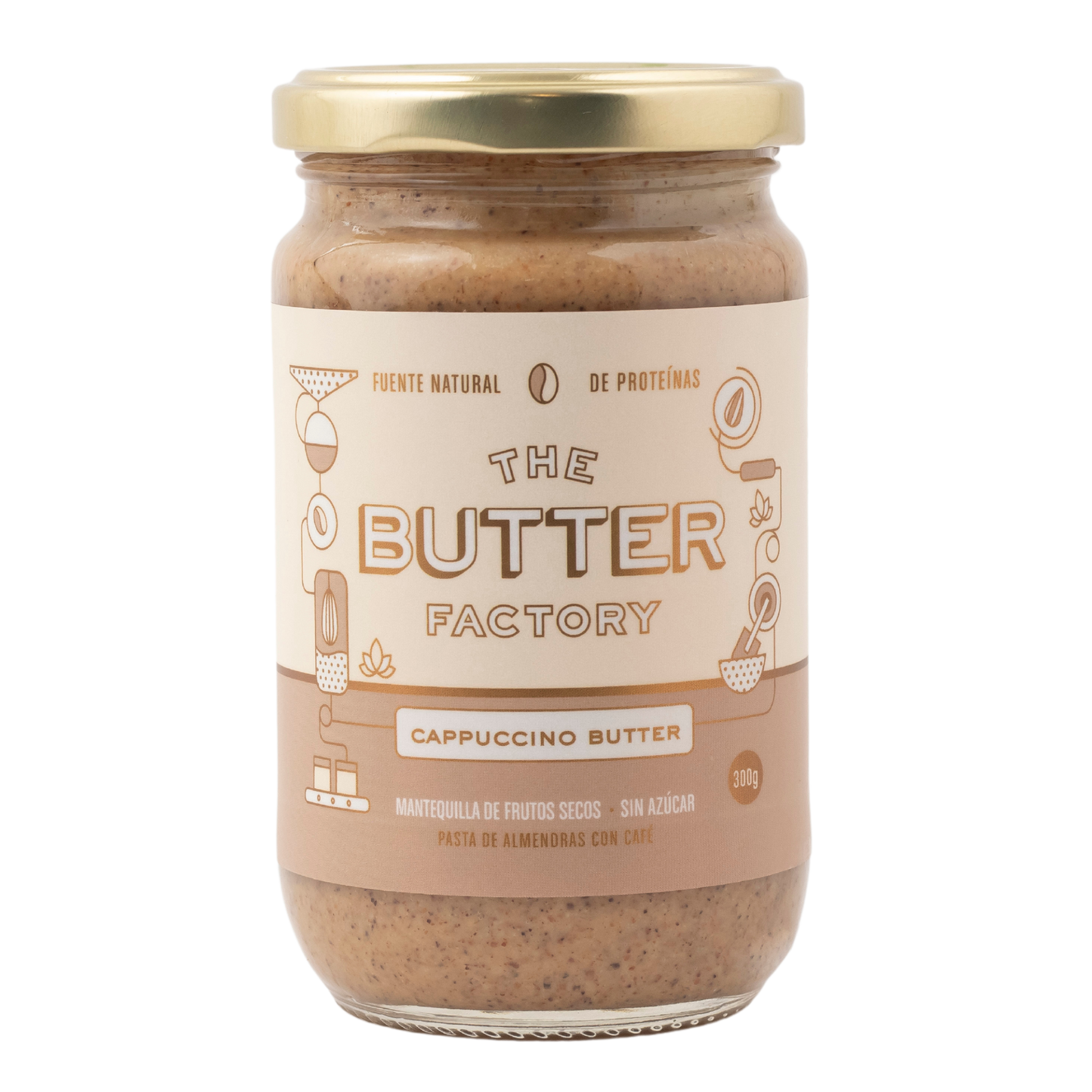 Mantequilla de Cappuccino The Butter Factory 300g